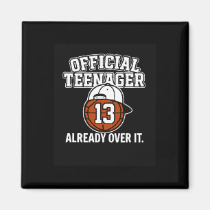 Íman Aniversário de 13 anos Oficial Adolescente Engraça