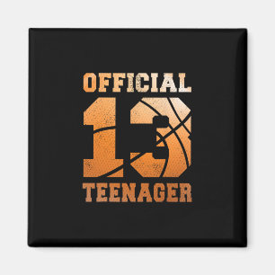 Íman Aniversário de 13 anos Sketll Oficial Adolescente