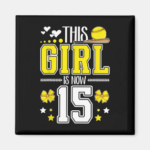 Íman Aniversário de 15 anos Menina Softll 15 Anos Softl