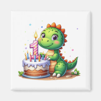 Íman Aniversário de 1 ano do Dino