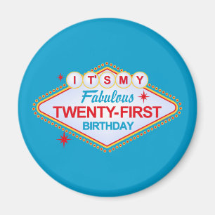 Íman Aniversário de 21 anos de Las Vegas