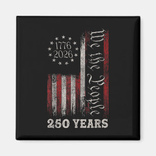 Íman Aniversário de 250 anos da América Bandeira dos EU