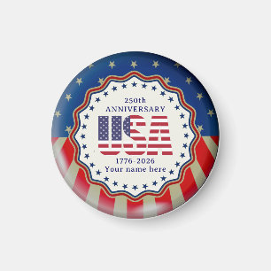 Íman Aniversário de 250 anos Semiquincentenário dos EUA