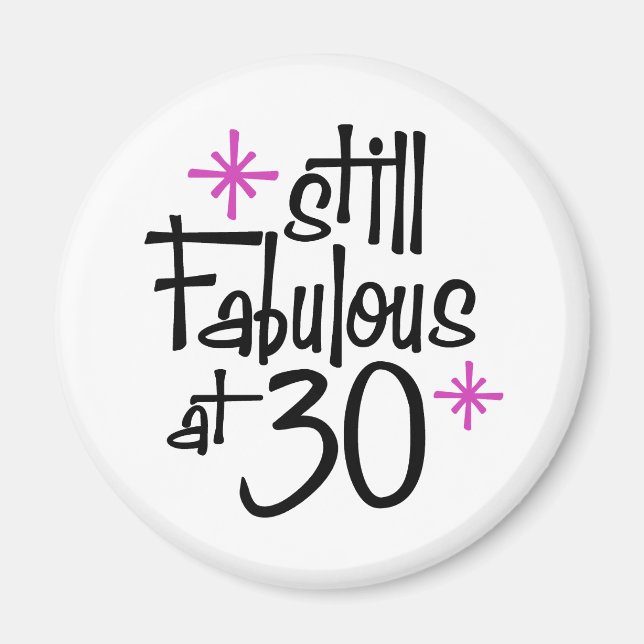 Íman Aniversário de 30 anos (Frente)