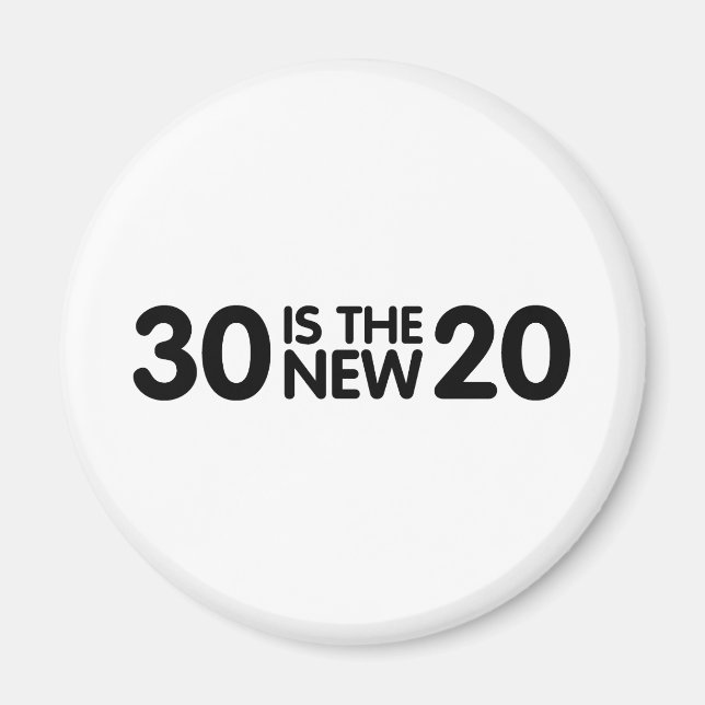 Íman Aniversário de 30 anos (Frente)