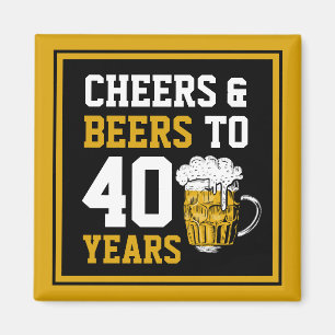 Íman aniversário de 40 anos para 40 anos 
