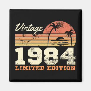 Íman Aniversário de 42 anos Vintage 1984 Edição Limitad