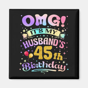Íman Aniversário de 45 anos do meu marido Feliz 45 anos