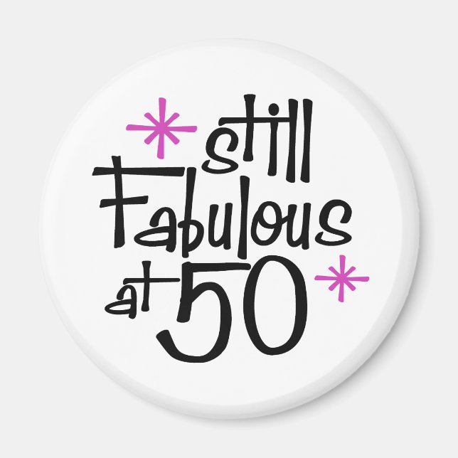 Íman Aniversário de 50 anos (Frente)