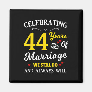 Íman Aniversário de Casamento de 44