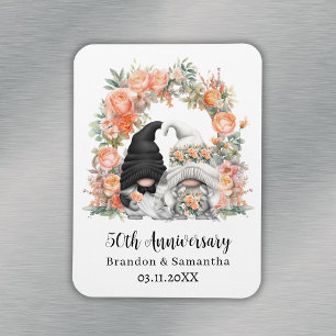 Íman Aniversário de Casamento de 50 anos Personalizado