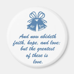 Íman Aniversário de casamento de 60 anos