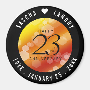 Íman Aniversário de Casamento Imperial Topaz