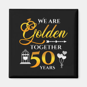Íman Aniversário de Casamento Masculino 50 Anos Juntos