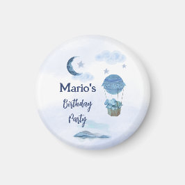 Íman Aniversário de elefantes da Lua Azul