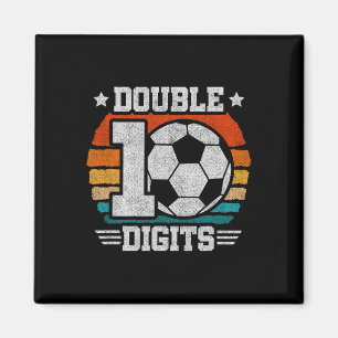 Íman Aniversário de Futebol - Dígitos Duplos 10 Anos -