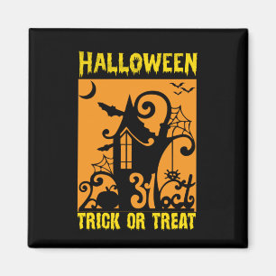 Íman Aniversário de Halloween Truque ou Tratamento