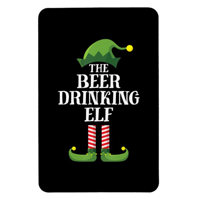 Íman Aniversário de Natal de Bebida de Cerveja (Vertical)