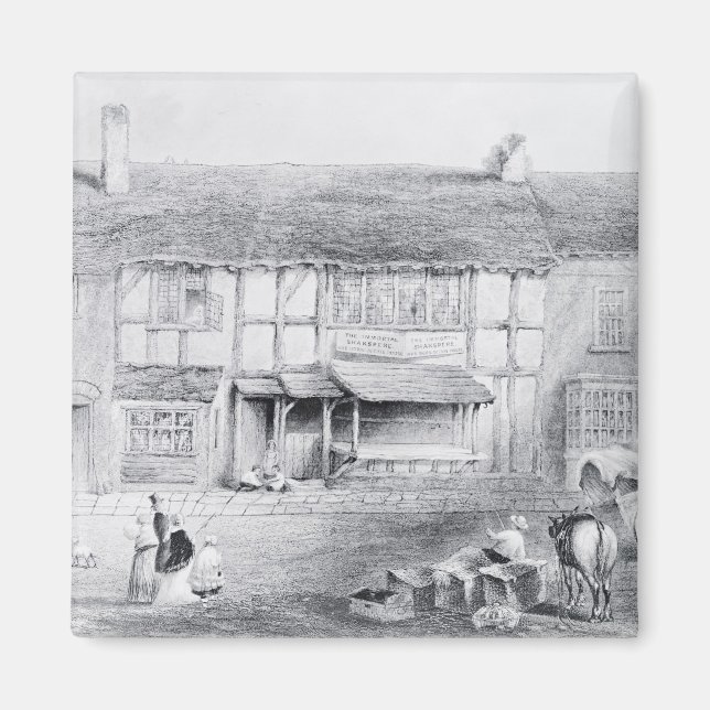 Íman Aniversário de Shakespeare (Frente)