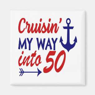 Íman Aniversário do Cruise 50.o aniversário