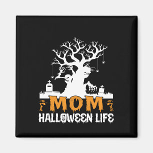 Íman Aniversário do Dia da Vida das Halloween Mãe