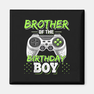 Íman Aniversário Do Jogo De Vídeo Correspondente Irmão 