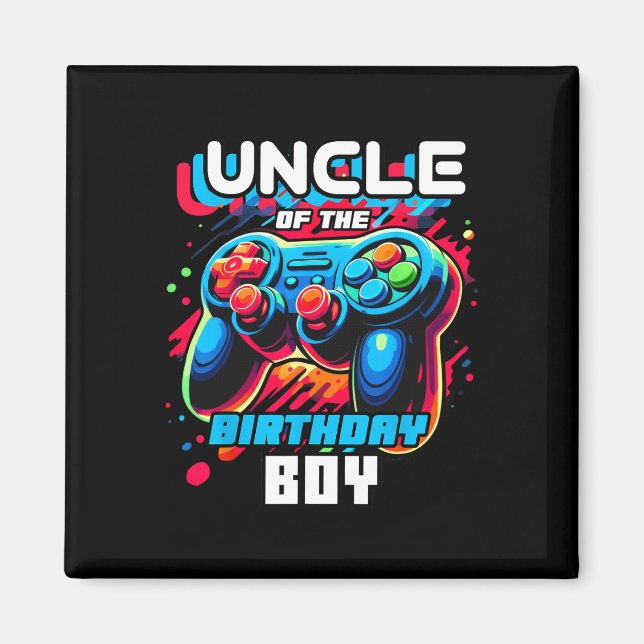 Íman Aniversário do Jogo de Vídeo de Aniversário 3 (Frente)