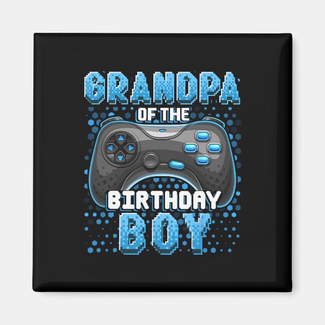 Íman Aniversário do Jogo de Vídeo de Aniversário 3 (Frente)
