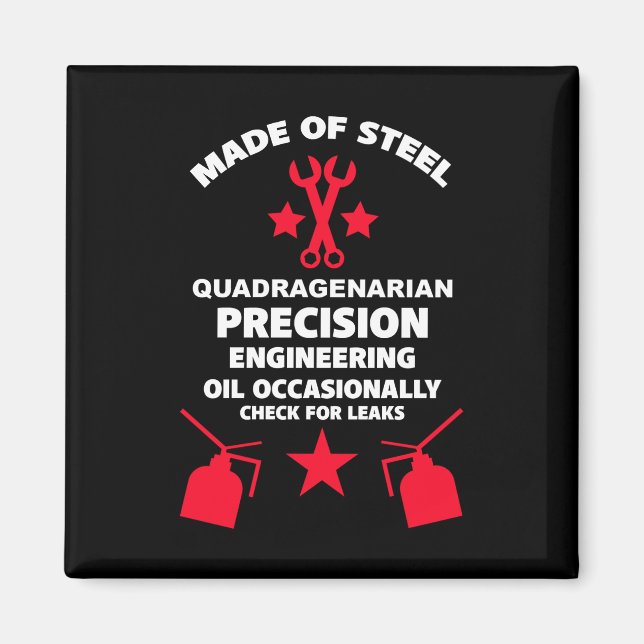 Íman Aniversário do Quadragenário (Frente)