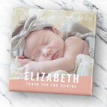 Íman Aniversário Foto De Cor Brilhante Moderna Obrigado<br><div class="desc">Design é composto por uma simples tipografia com fonte sans serif. Adicione uma foto personalizada.</div>