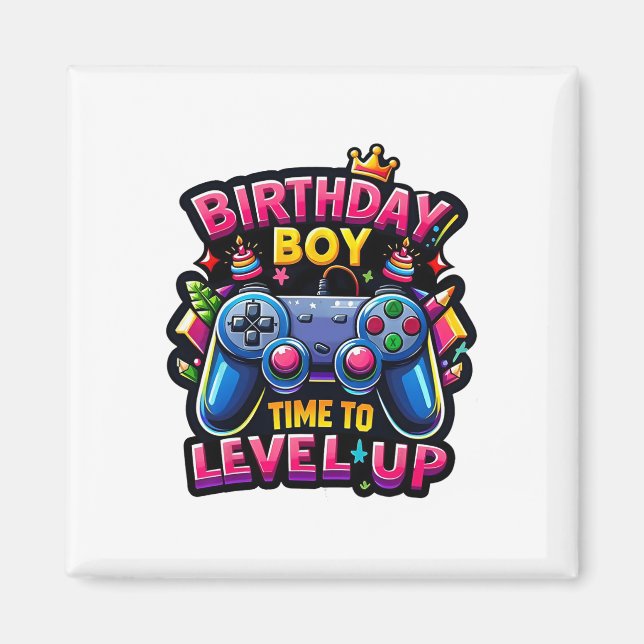 Íman Aniversário, Hora Do Aniversário Para Aproximar O  (Frente)
