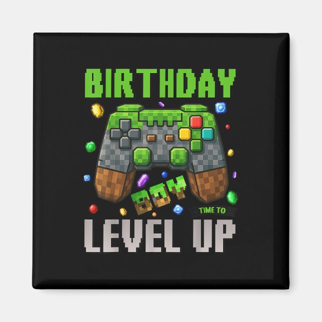 Íman Aniversário, Hora Do Aniversário Para Aproximar O  (Frente)