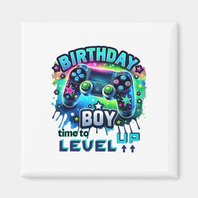 Íman Aniversário, Hora Do Aniversário Para Aproximar O  (Frente)
