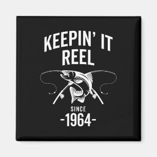 Íman Aniversário Mantendo Reel Desde 1964 Pesca Pescado