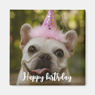 Íman Aniversário personalizado para cães de estimação
