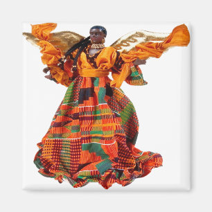 Íman Anjo africano na laranja