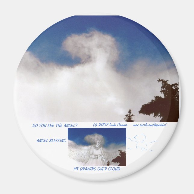 Íman Anjo Bênção (Frente)