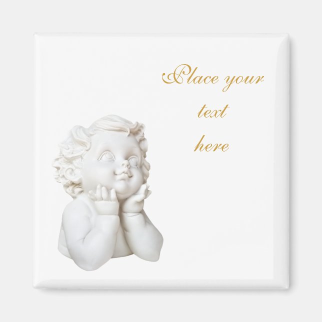 Íman Anjo Branco (Frente)