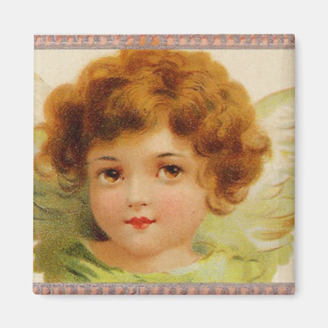 Íman Anjo de Cabeça Vermelha (Frente)