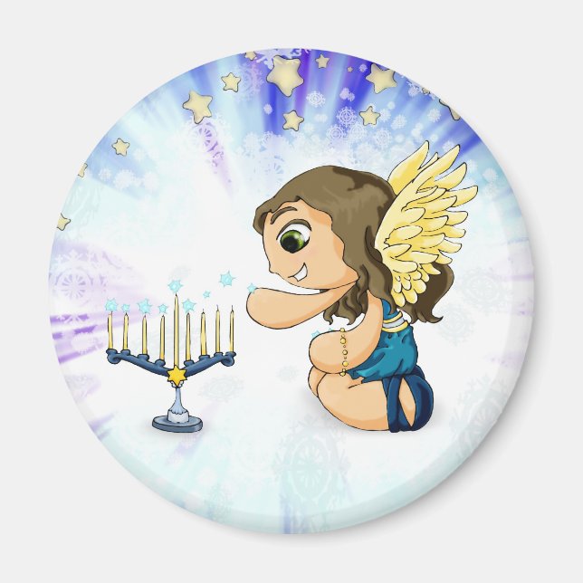Íman Anjo de Menorah (Frente)