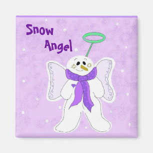 Íman Anjo de Neve Roxo