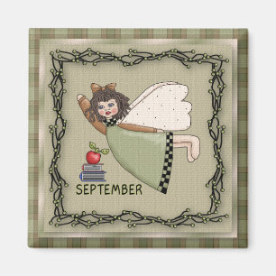 Íman Anjo de setembro/ímã feericamente do mês