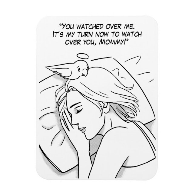 Íman Anjo guardião da mãe (Vertical)