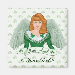 Íman Anjo irlandês e bandeira