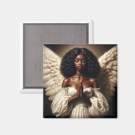 Íman Anjo Negra Rezando Magneta
