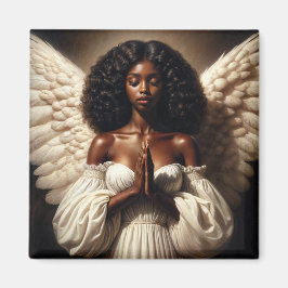 Íman Anjo Negra Rezando Magneta