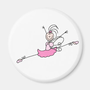 Íman Anjo Rosa Ballerina Magnet
