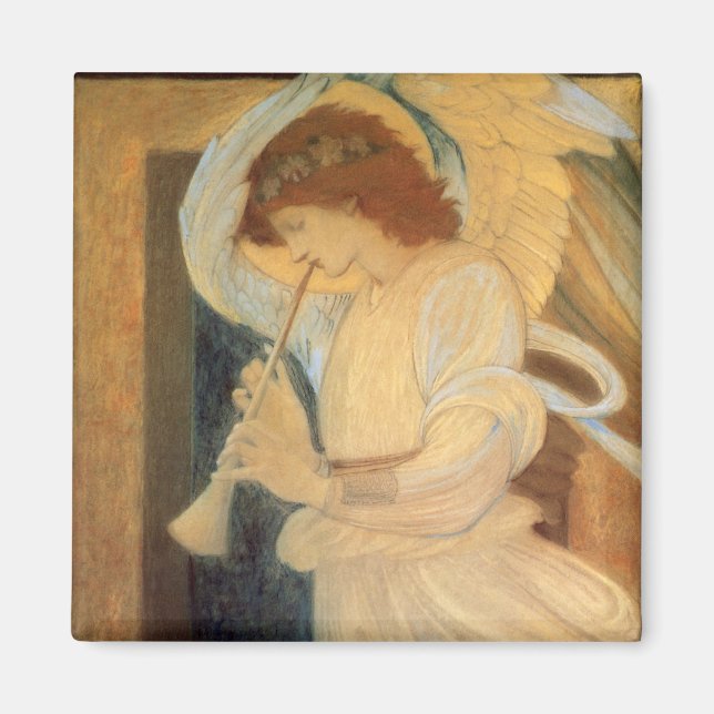 Íman Anjo tocando Flageolet por Burne Jones (Frente)