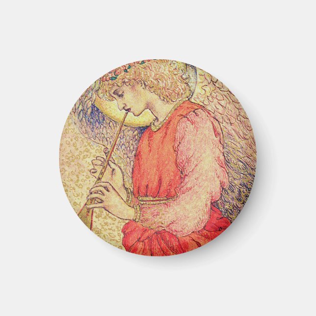 Íman Anjo Tocando uma Flauta (Frente)