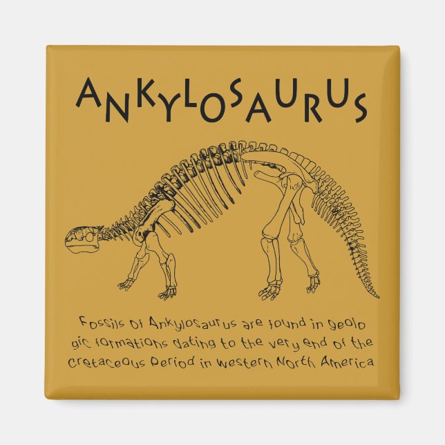 Íman Ankylosaurus Magnet (Frente)